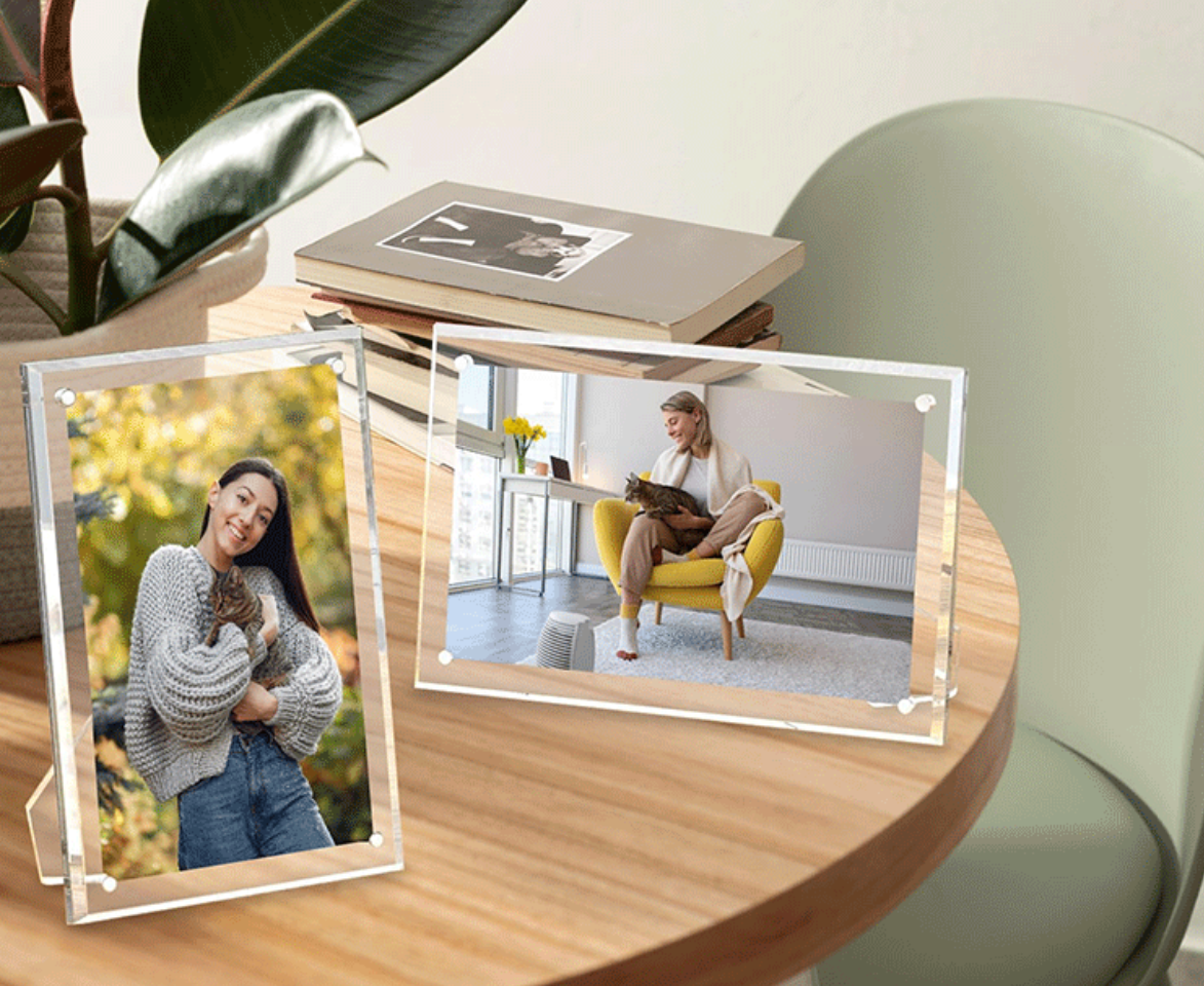 Acrylic Picture Frame with Stand